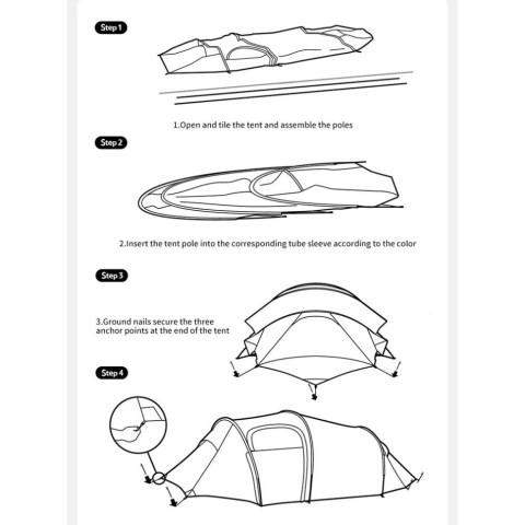Намет тримісний Naturehike Opalus, UL, CNK2450WS036, темно-зелений