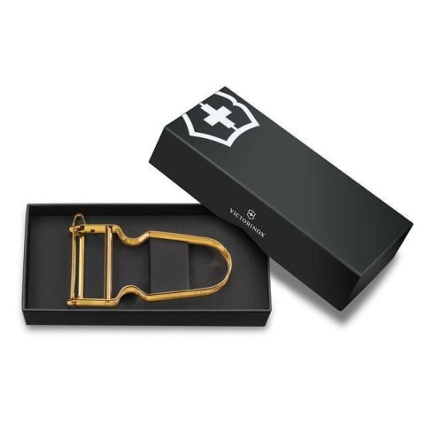 Овощечистка Victorinox REX, позолота, односторонняя гладкая РК