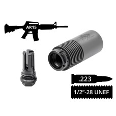 Задня частина AFTactical BS44-SLA-FH з швидкоз’ємом SLA та полум’ягасником