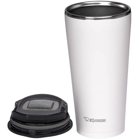 Термокухоль ZOJIRUSHI SX-FSE45WA з ситечком 0.45 л White