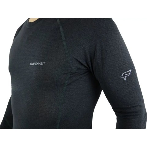 Термокофта Fahrenheit Power Grid Micro L/R Grey Melange