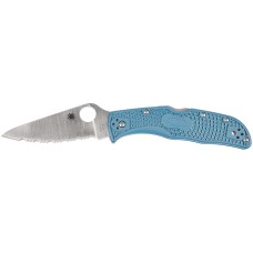 Нож Spyderco Endela, K390, FRN, серрейтор ц:blue
