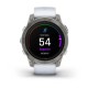Смарт-часы Garmin epix Pro Gen 2 Sapphire Edition (47мм) титановые с ремешком цвета белого камня