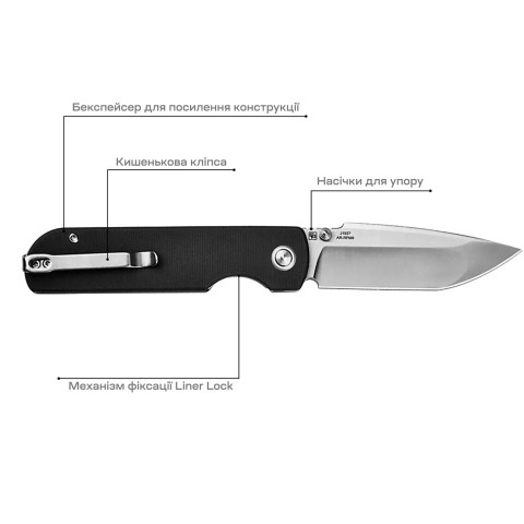 Нож CJRB Nova AR-RPM9, G10 ц:black