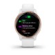 Смарт-годинник Garmin Venu 2S білий із рожево-золотистим безелем
