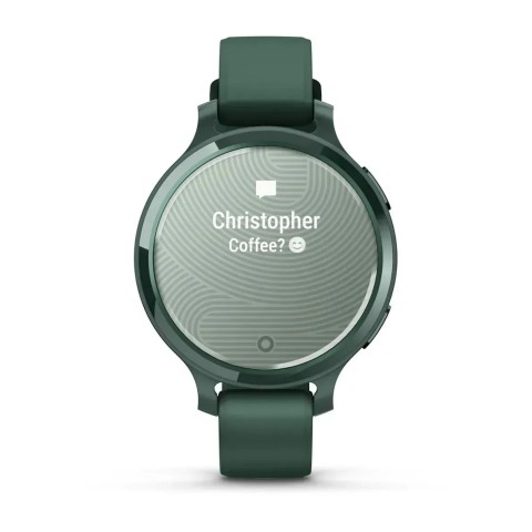 Смарт-часы Garmin Lily 2 Active яшмово-зеленые с силиконовым ремешком яшмово-зеленого цвета