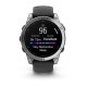 Смарт-годинник Garmin fenix E (47 мм) нержавіюча сталь/чорний