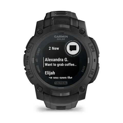 Garmin Instinct 3 (45 мм) Solar Tactical Edition черный