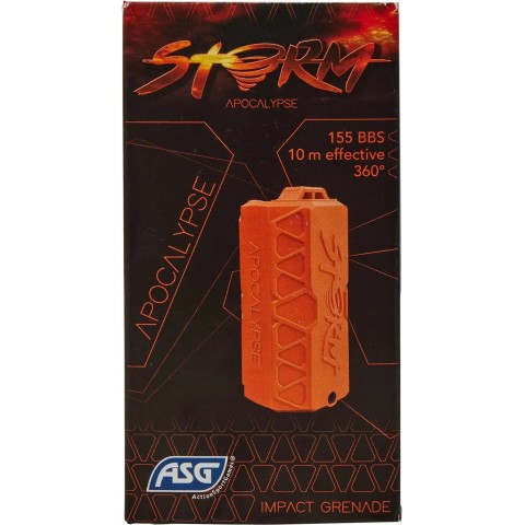 Граната страйкбольная ASG Storm Apocalypse black