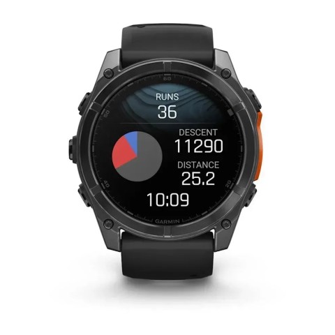 Garmin Fenix 8 AMOLED (51 мм) сланцево-серый/чёрный
