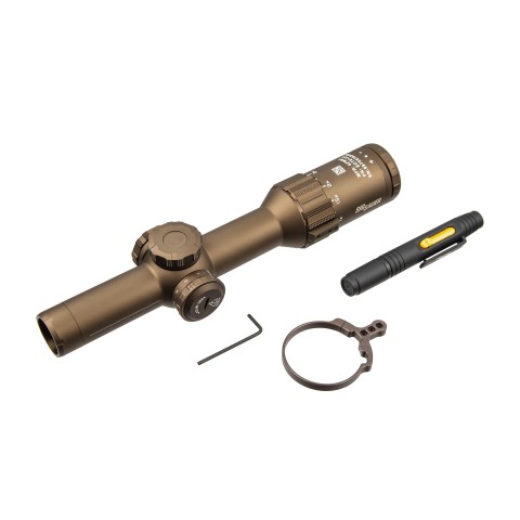 Приціл оптичний SIG Optics TANGO6T 1-6X24MM, 30MM, FFP, 556-762 HORSESHOE ILLUM, 0.2 MRAD, FDE