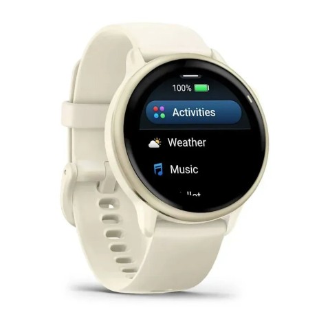 Смарт-годинник Garmin vivoactive 6 золотистий/слонова кістка