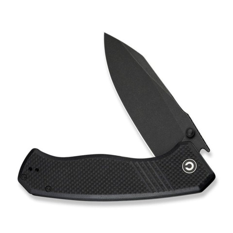 Ніж складаний туристичний Civivi Placoid, (9.3 см) 14C28N / G10 чорний