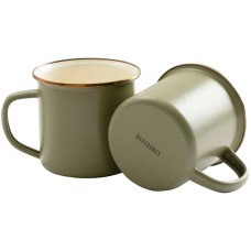 Набор чашек Barebones Enamel 2-Tone Mug Set 2 чашки Olive Drab