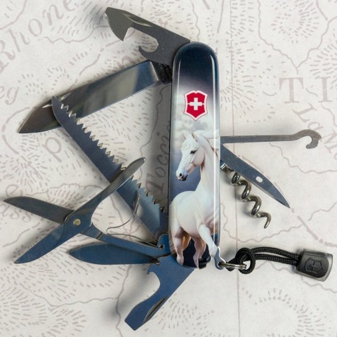 Складаний ніж Victorinox HUNTSMAN ZODIAC Магічний кінь 1.3713.3.Z5280pk