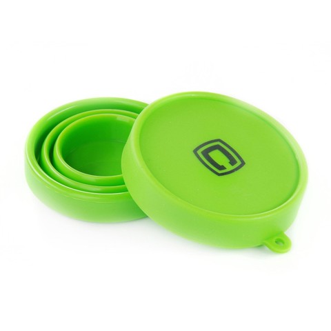 Чашка складана з кришкою зелена СИЛА (150 мл)