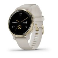Смарт-часы Garmin Venu 2S светло-песочные с золотистым безелем