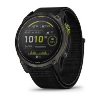 Смарт-годинник Garmin Enduro 3 з чорним нейлоновим ремінцем