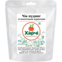 Сушеная еда Харчі чиа-пудинг с кусочками клюквы