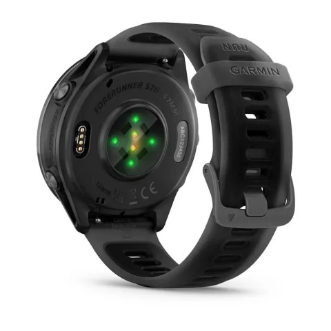 Смарт-годинник Garmin Forerunner 570 (47 мм) грифельно-сірий алюміній/чорний