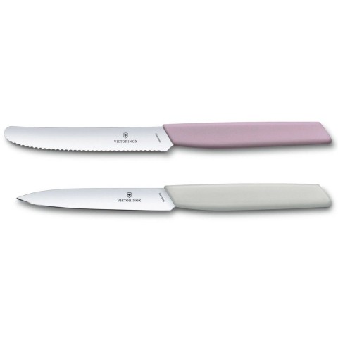 Набор кухонный Swiss Modern Paring Set  2шт c цветн. ручками (2 ножа) Blush (Lim.Ed. 2022)