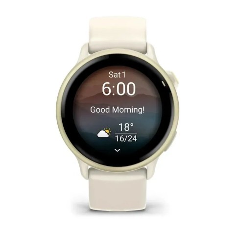 Смарт-годинник Garmin vivoactive 6 золотистий/слонова кістка