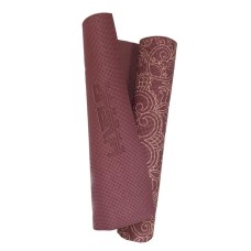 Коврик для йоги с принтом LiveUp PVC YOGA MAT