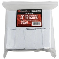 Патч для чистки KleenBore 12-16 GA - 3″, хлопок, 500 шт/уп, квадратные