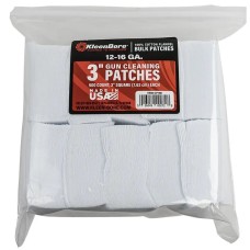 Патч для чистки KleenBore 12-16 GA - 3″, хлопок, 500 шт/уп, квадратные