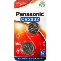 Батарея Panasonic Lithium CR2032 2 шт