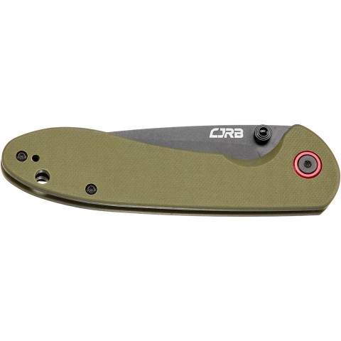 Нож CJRB Feldspar Black Blade, AR-RPM9 Steel, ц:green