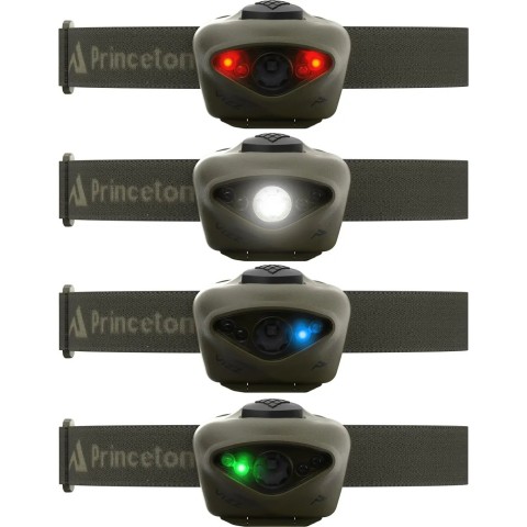 Фонарь налобный Princeton Tec Vizz RGB, 550 Lumens ц:olive drab