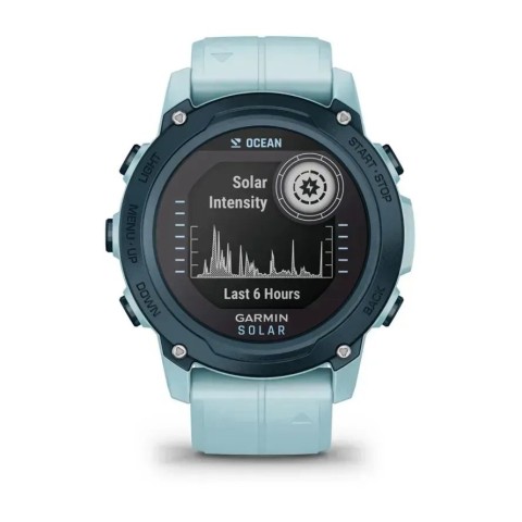 Смарт-годинник Garmin Descent G1 Solar Ocean Edition лазурний