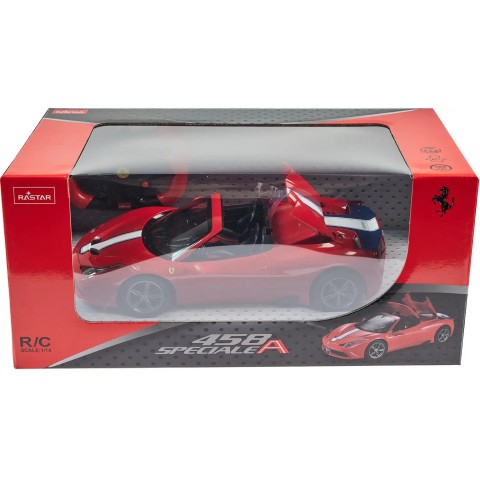 Машинка Rastar Ferrari 458 Speciale A 1:14 ц:красный