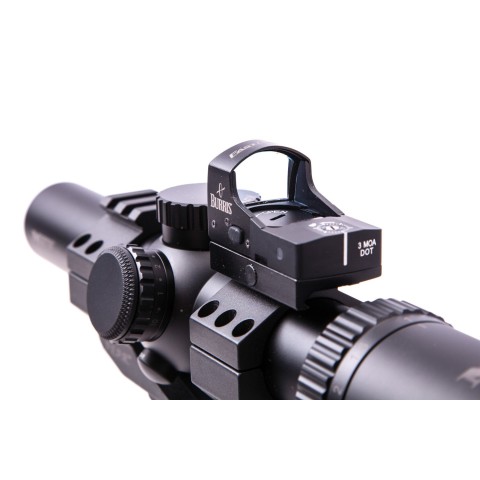 Прицел оптический Burris M-Tac 1X-4X-24mm ILLUM Ball C/Q matte W/FF