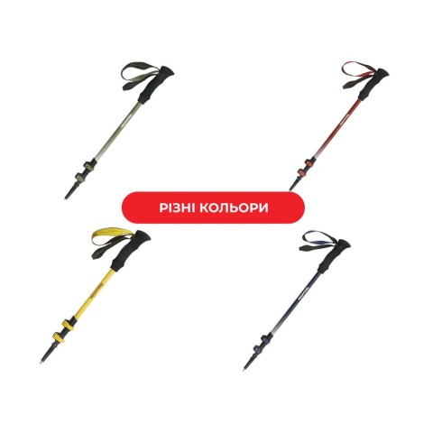Трекінгова палиця Naturehike CNK2300DS010, 135 см, блакитна