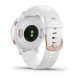 Смарт-годинник Garmin Venu 2S білий із рожево-золотистим безелем