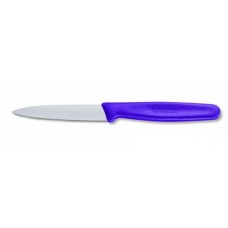 Нож кухонный Victorinox Standart 8см, серрейтор, синий