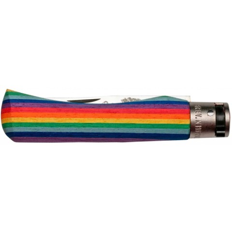 Ніж Old Bear Rainbow XL, 420 steel, wood handle,, rainbow