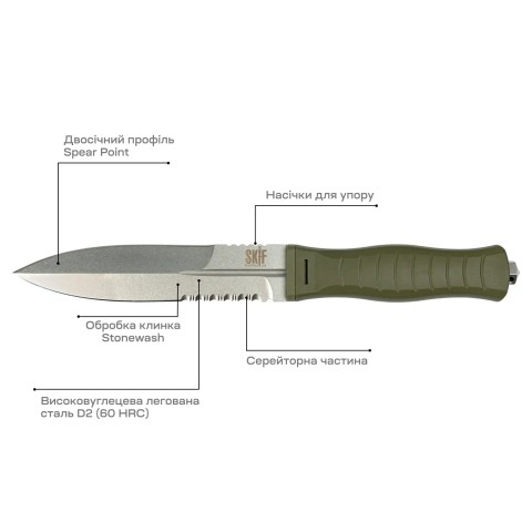 Ніж Skif Knives Neptune SW Olive