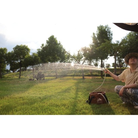 Душ портативний з насосом на акумуляторі Flextail Max Shower із чохлом, білий