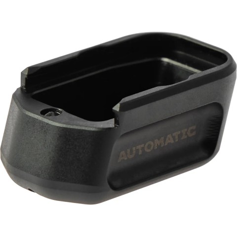 Пятка магазина Automatic для Glock 17/19 +4 ц:blk