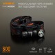 Портативний світодіодний ліхтарик VIDEX VLF-A055H 600Lm 5700K