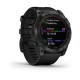 Смарт-годинник Garmin fenix 7X Sapphire Solar чорний титановий DLC з чорним ремінцем