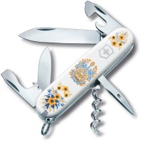 Ніж Victorinox Spartan Ukraine 91мм,12функ,біл ,Українські мотиви