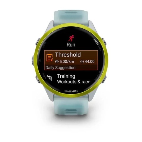 Смарт-годинник Garmin Forerunner 570 (47 мм) яскраво-жовтий алюміній білий/бірюза
