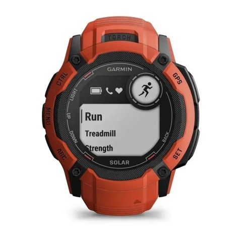 Смарт-годинник Garmin Instinct 2X Solar полум’яно-червоний