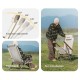 Крісло складане з регульованим нахилом Naturehike CNK2550JJ012, вуглецева сталь, бежевий