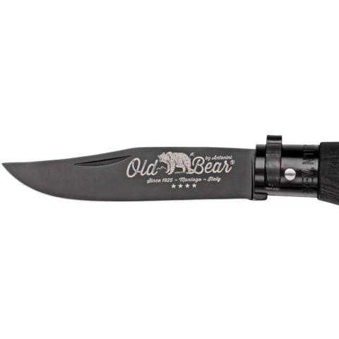 Ніж Old Bear Total Black M, 1.4060 steel, wood handle,, black