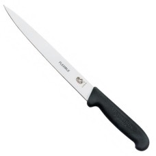 Нож кухонный филейный Victorinox Fibrox 18 см, черный